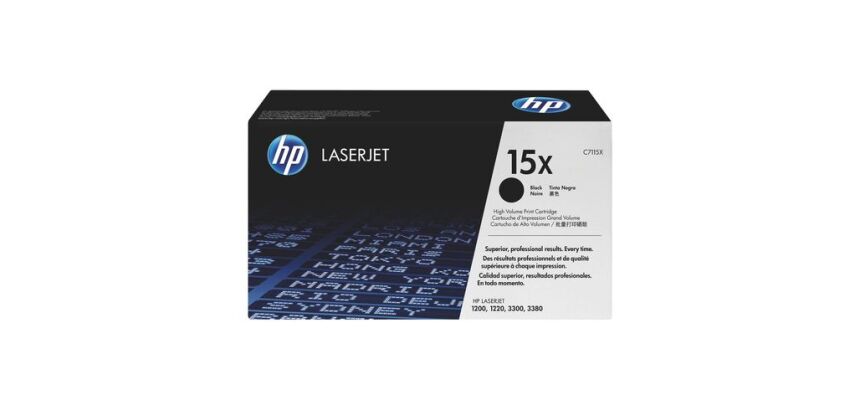 HP 15X C7115X Toner haute capacité noir pour imprimante laser