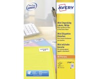 Etiquettes adresses laser 46 x 11,1 mm Avery L7656-25 - Pochette de 2100