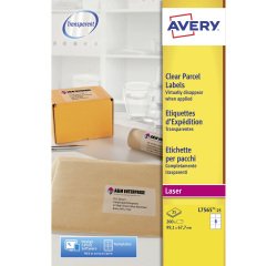 Pak 200 adresetiketten Avery L 7565 99,1 x 67,7 mm voor laserprinter