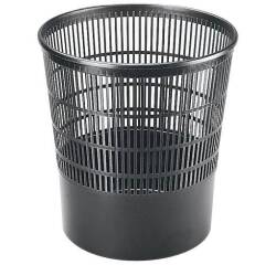 Papelera de plástico negra Cep Eco 16 L