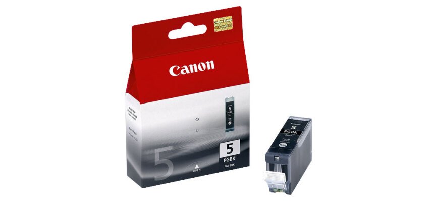 Cartouche Canon PGI-5BK noir pour imprimante jet d'encre