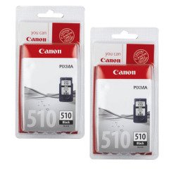 Canon PG 510 Pack 2 cartuchos originales negros (2x220 páginas)