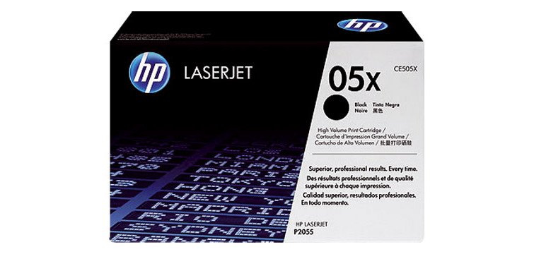 Toner HP 05X CE505X haute capacité noir pour imprimante laser