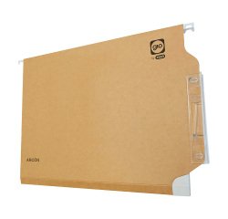 Carpetas colgantes para armarios 24 x 32 cm A4 Kraft Bicolor Gio Lomo 40 mm