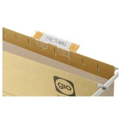 Paquete de 25 Visores para Carpetas Colgantes para Cajones