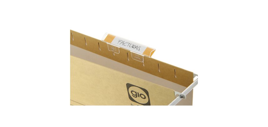 Paquete de 25 Visores para Carpetas Colgantes para Cajones