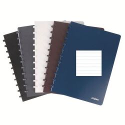 Cahier spirales Atoma Polypropylène Tendance - A4 21 x 29 cm - blanc ligné - 144 pages