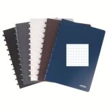 Cahier spirales Atoma Polypropylène Tendance - A5 16,5 x 21cm - petits carreaux - 144 pages