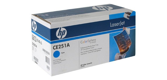 Toner HP 504A CE25xA couleur séparée pour imprimante laser