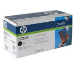 Toner HP 504X CE250X haute capacite noir pour imprimante laser