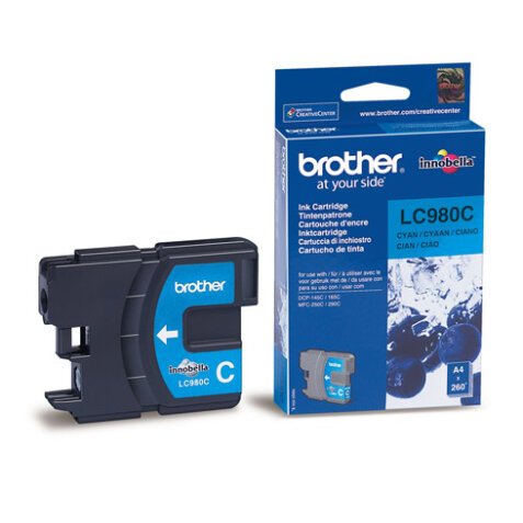 Cartridge Brother LC980 afzonderlijke kleuren