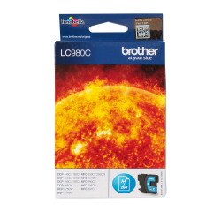 Cartouche Brother LC980 couleurs séparées pour imprimante jet d'encre