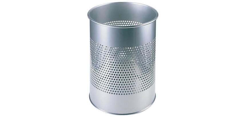 Corbeille à papier métal déco 15 L