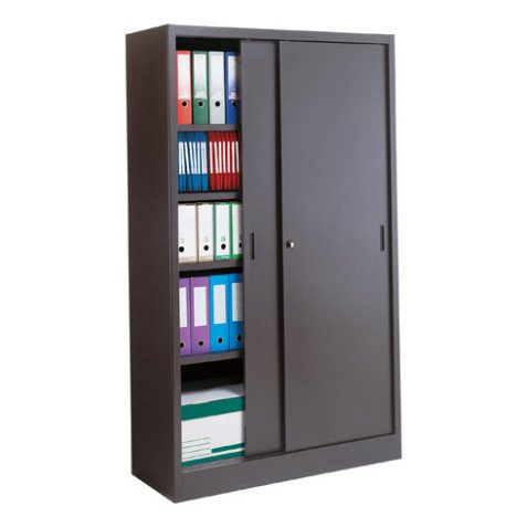 Schrank mit hohen Schiebetüren H 200 T 45 cm großes Volumen