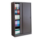 Armoire métal portes coulissantes H 200 x P 45 cm Grand Volume