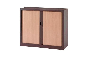 Armoire à rideaux monobloc Généric corps métal - L 120 x H 100 x P 43 cm - NF-OEC et GS