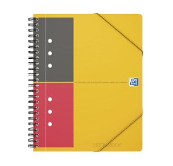 Spiraalschrift Oxford Meetingbook formaat A5 - wit gelijnd - 160 pagina's 