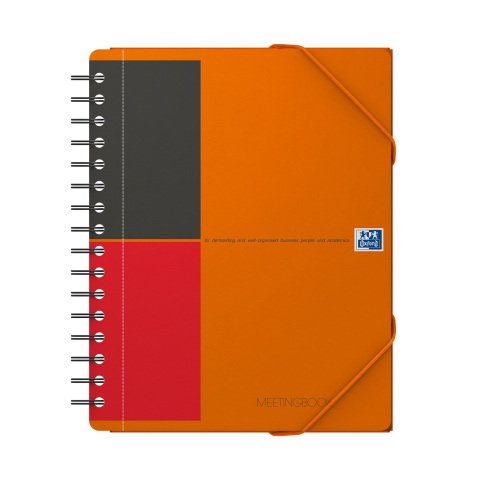 Cuaderno espiral Oxford International Meetingbook A5 - blanco rayado - 160 páginas