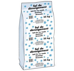 Sal para quitar la nieve - saco de 25 kg