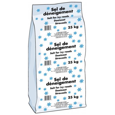 Sal para quitar la nieve - saco de 25 kg