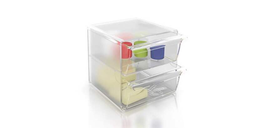 Clasificador Archicubo 2 Cajones Grandes de Archivo 2000