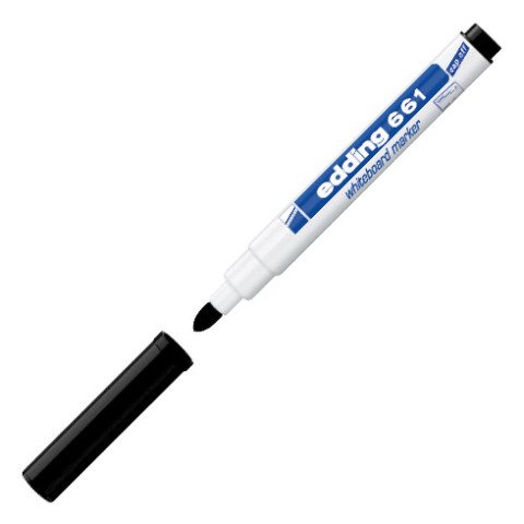 Rotulador de pizarra blanca edding 661 Negro