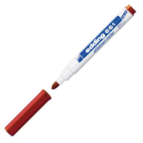 Rotulador de pizarra blanca edding 661 Rojo