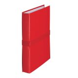Chemise extensible à rabat Exacompta à scratch dos 13 cm rouge