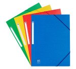 Chemise à élastique 3 rabats Oxford 24 x 32 cm couleurs classiques dos 2 cm