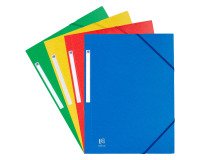 Chemise à élastique 3 rabats Oxford 24 x 32 cm couleurs classiques dos 2 cm