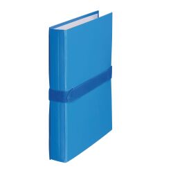 Expandable file folder Exacompta, velcro fastening and 13 cm back - colored