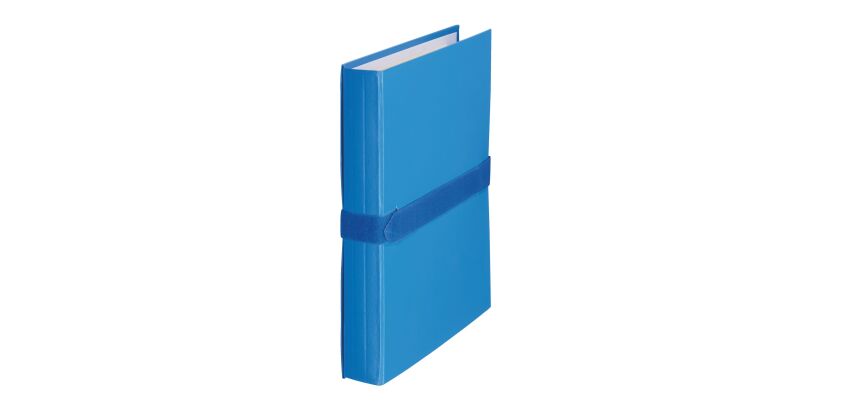 Expandable file folder Exacompta, velcro fastening and 13 cm back - colored