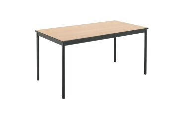 Mesa rectangular Confort patas negras