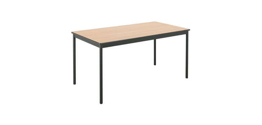 Mesa rectangular Confort patas negras
