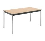Table de réunion modulaire rectangle avec bords arrondis antichocs L 140 x  P 70 cm Multiformes confort