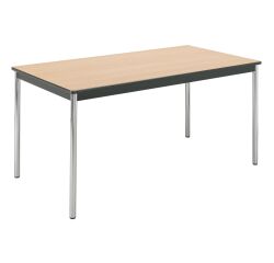 Rechthoekige moduleerbare vergadertafel B 140 x D 70 cm veelzijdige vorm comfort