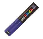 Marqueur Uni Ball Posca couleurs assorties pointe biseautée 8 mm - Boîte de 8