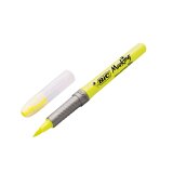 Highlighter paint brush Flex yellow Bic