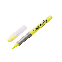 Markeerstift penseel Highlighter Flex geel Bic 