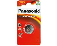 Pila de botón litio CR2016 Panasonic - Blister de 1 pila 