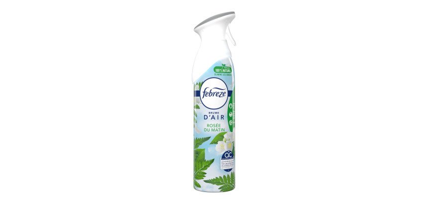 Désodorisant Febreze rosée du matin - Aérosol 300 ml
