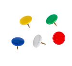 Punaises couleurs assorties - Boîte de 100