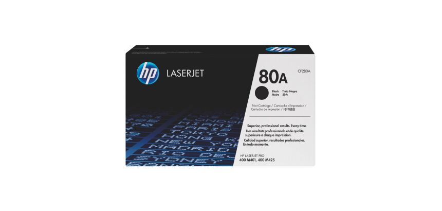 HP 80A (CF280A) tóner original negro de capacidad estándar (2700 páginas)