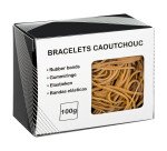 Bracelets caoutchouc 120 mm - Boîte de 100 g