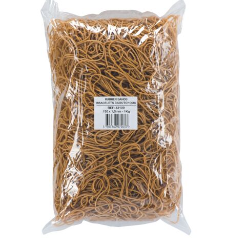 Gomas elásticas 150 mm Bolsa de 1 kg