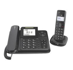 Duo Teléfono fijo con contestador automático +Telf.  inalámbrico Doro Comfort 4005