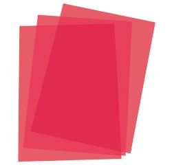 Pack of 100 plastic covers for binding machine