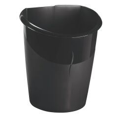 Papelera de plástico Cep Ellypse Green Spirit 15 L negro