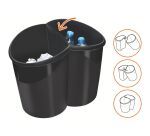 Corbeille à papier Cep Ellypse Green Spirit 15 L