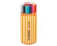 Stabilo point 88 viltstift - Set van 20 geassorteerde kleuren